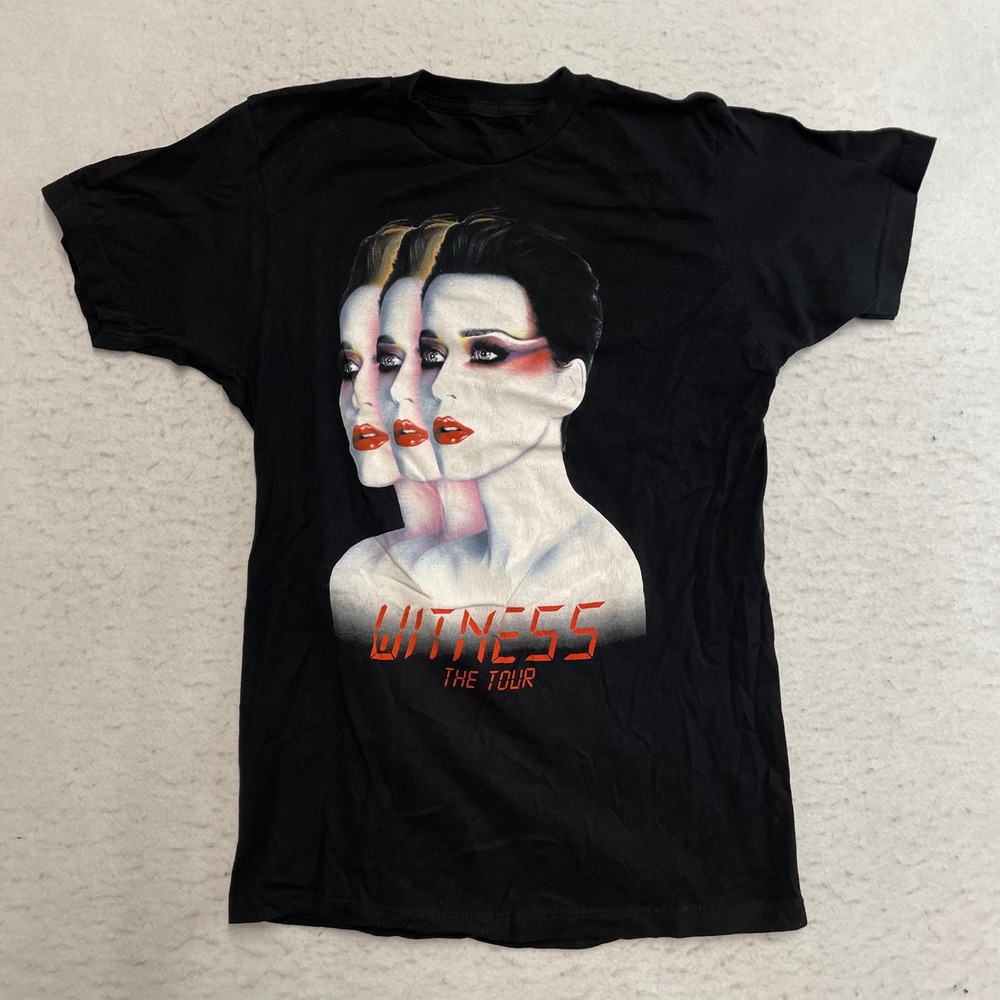 Katy Perry Witness The Tour T-Shirt Unisex Medium Black 2017-2018 Concert Print